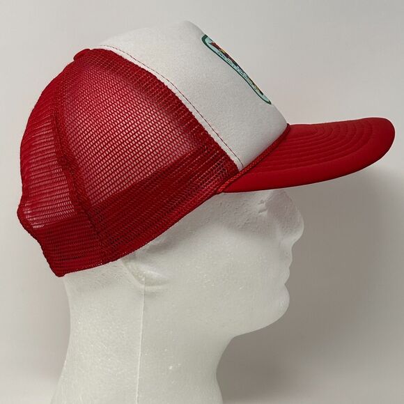 Vintage NOAC Purdue University Trucker Hat Baseball Cap BSA Boy Scouts 1994 Red - Picture 9 of 12